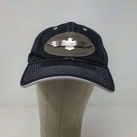 Sturgis Men's Strapback Black Hills Rally 2006 Hat Black OSFA 3D Metal Logo - Picture 2 of 12